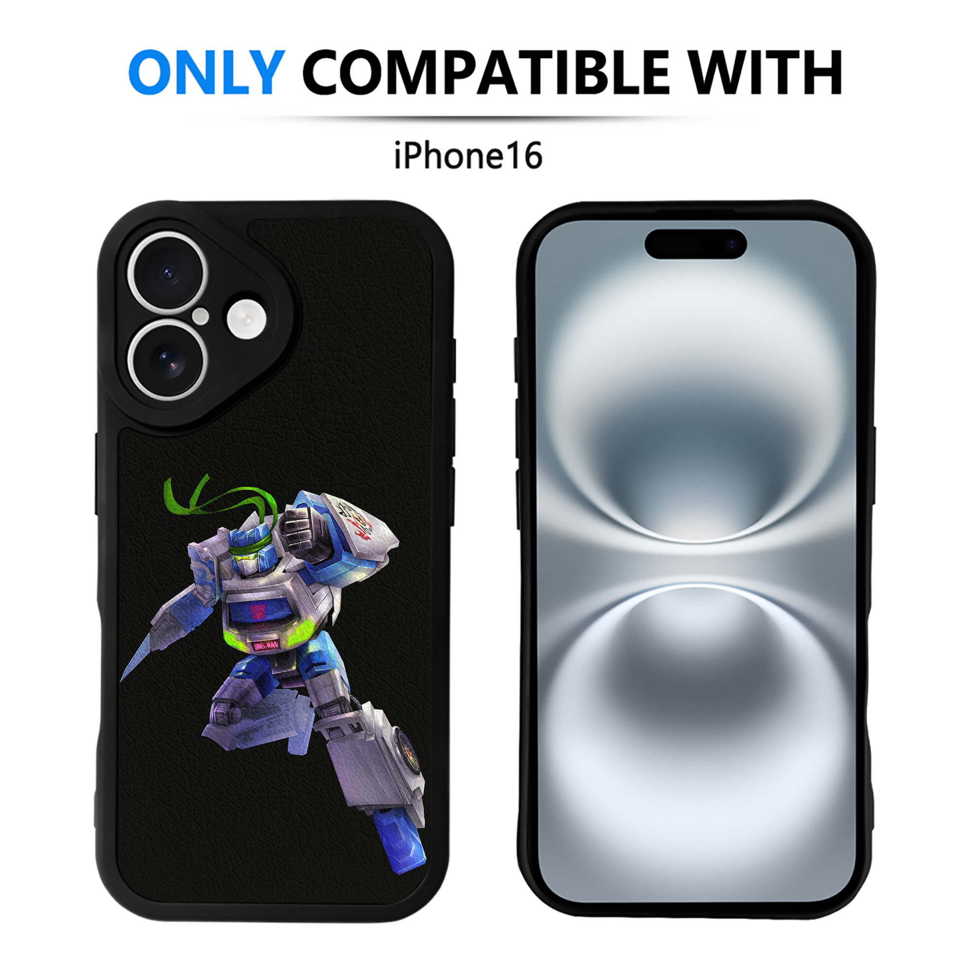 （画像用）  【iPhone 16シリーズ対応】シリコンスマホケース（レザー調） 材質：シリコン